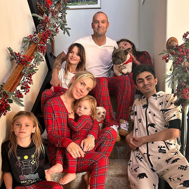 Brian Austin Green, Sharna Burgess, Kids, Zane, Kassius, Noah, Bodhi, Journey, Christmas 2023, Instagram